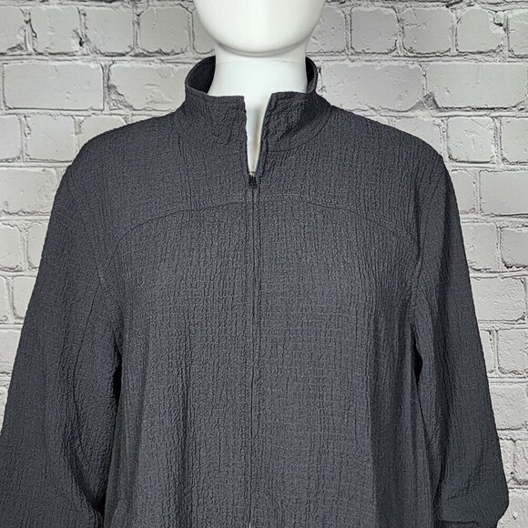 Orvis Front Zip Black Lightweight Long Sleeve Jacket, Men's Medium - Picture 1 of 12